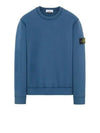 Wappen Patch Crewneck Sweatshirt Emerald Blue - STONE ISLAND - BALAAN 1