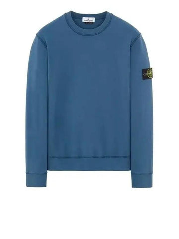 Wappen Patch Crewneck Sweatshirt Emerald Blue - STONE ISLAND - BALAAN 1