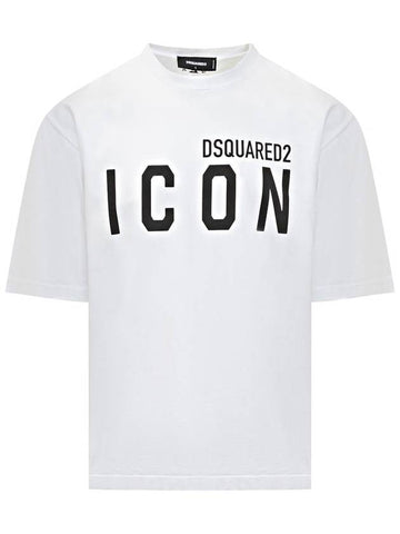 DSQUARED2 T-Shirt Loose Fit Be Icon - DSQUARED2 - BALAAN 1