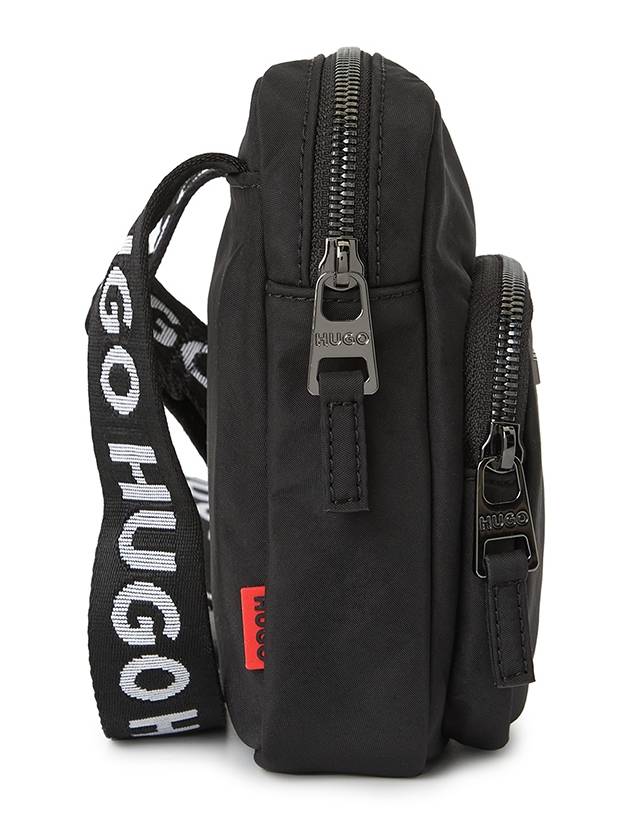 Tyrone Nylon Cross Bag Black - HUGO BOSS - BALAAN 3