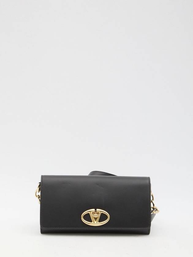 Garavani Logo Plaque Cross Bag Black - VALENTINO - BALAAN 2