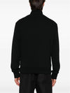 Logo Knit Padded Cardigan Black - MONCLER - BALAAN 4