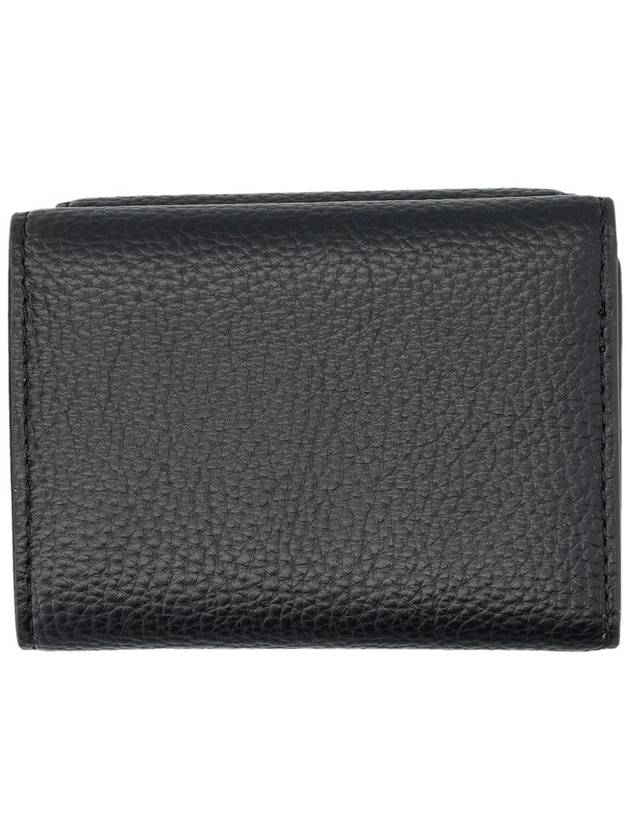 ORB Logo Small Half Wallet Black - VIVIENNE WESTWOOD - BALAAN 3