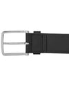 Intrecciato Leather Belt Black - BOTTEGA VENETA - BALAAN 3