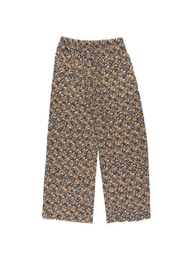 Women's Monogram Print Wide Pants - BURBERRY - BALAAN 1