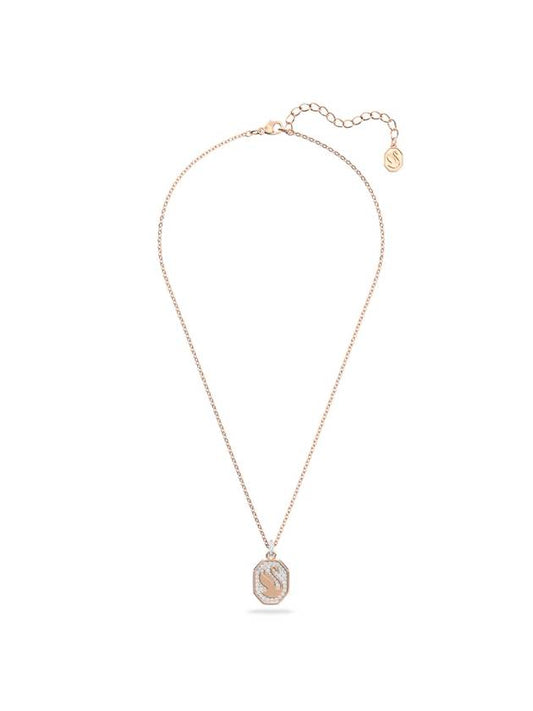 Signum Pendant Necklace Rose Gold - SWAROVSKI - BALAAN.