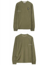 Wappen Patch Long Sleeve T-Shirt Khaki - STONE ISLAND - BALAAN 6