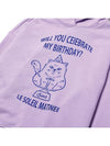 Birthday Cat Hoodies LAVENDER - LE SOLEIL MATINEE - BALAAN 3