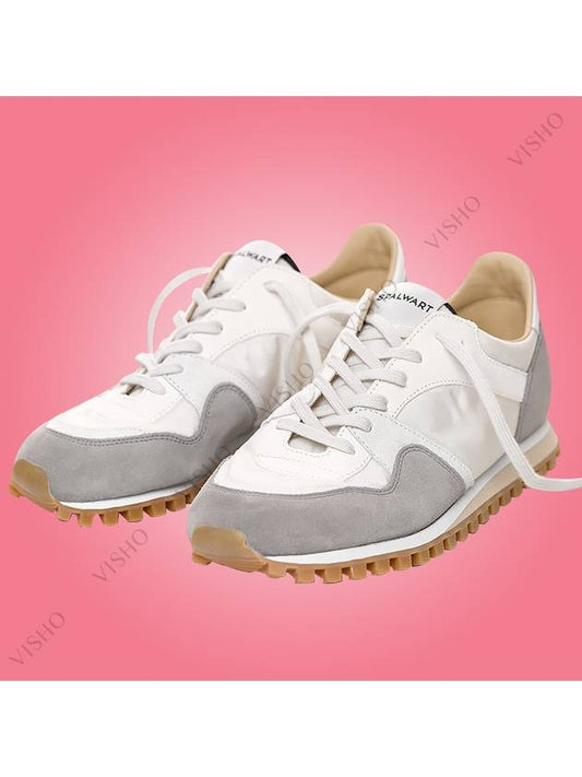 Men's Trail Leather Low Top Sneakers Light Grey - SPALWART - BALAAN 2