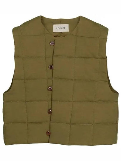 Quilting Padding Vest Pistachio - LEMAIRE - BALAAN 2