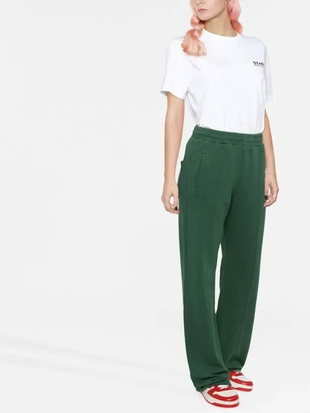 Star Logo Track Pants Green - GOLDEN GOOSE - BALAAN 4