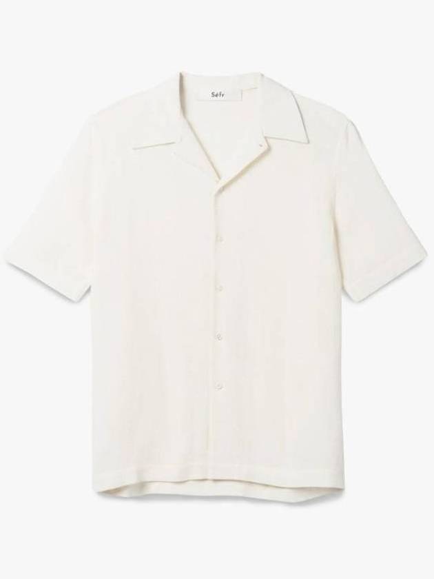 Seper Short Sleeve Shirt SUNEHAMSHIRTOFFWHITE White OFF - SEFR - BALAAN 1