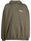 Men's Political Campaign Large Fit Hoodie Khaki - BALENCIAGA - BALAAN 2