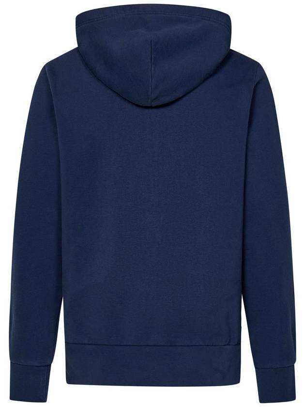 Ralph Lauren Blue Loopback Hoodie - RALPH LAUREN - BALAAN 2