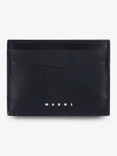 Logo Card Wallet Black - MARNI - BALAAN 2