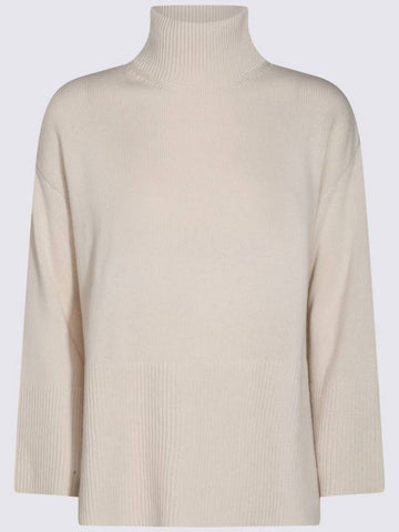 Antonelli Beige Wool Knitwear - ANTONELLI - BALAAN 1