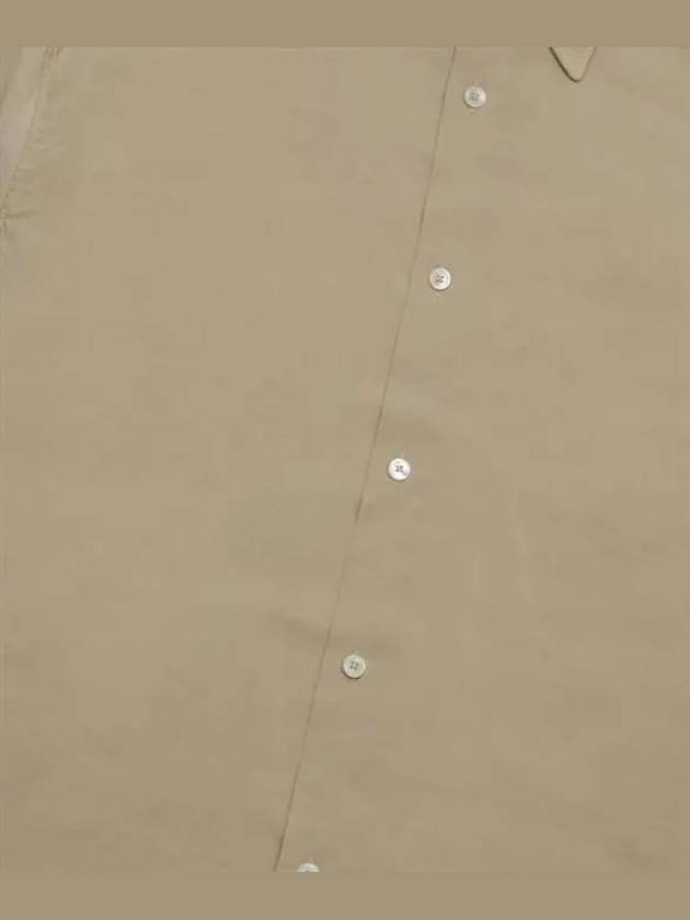 Crinkle Silk Blend Shirt Beige - LEMAIRE - BALAAN.