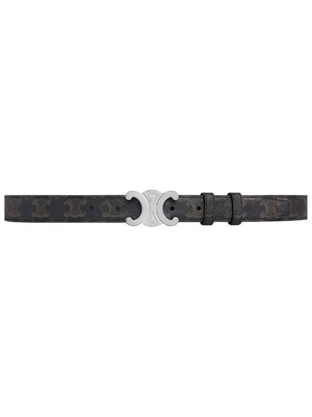 Triomphe Canvas Belt Black - CELINE - BALAAN 3