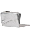 Dot Saddle Key Ring Zipper Coin Wallet Silver - LE MASQUE - BALAAN 3