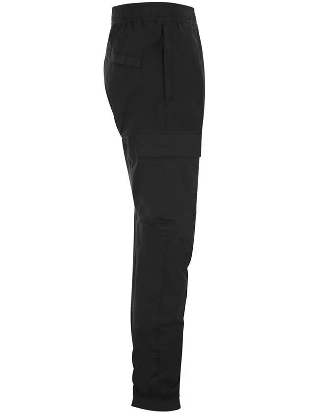 Wappen Patch Cargo Track Pants Black - STONE ISLAND - BALAAN 4