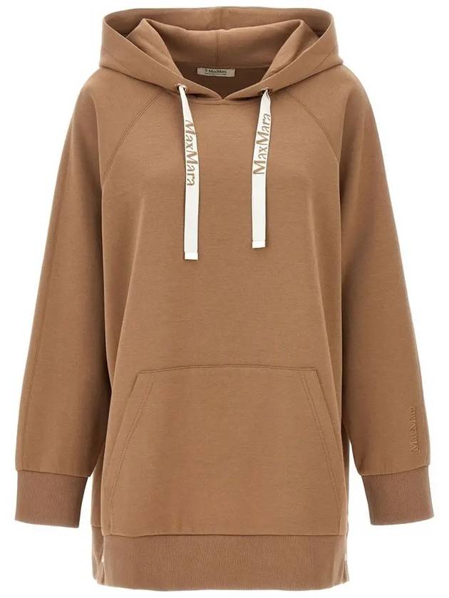 OSPITE Drawstring Hoodie Camel 2429946041 004 - MAX MARA - BALAAN 1