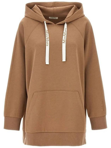 OSPITE Drawstring Hoodie Camel 2429946041 004 - MAX MARA - BALAAN 1