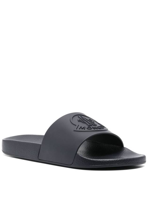 Basile slippers black - MONCLER - BALAAN 3