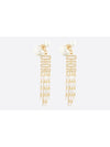 Tribales Logo Pearl Earrings Gold - DIOR - BALAAN 1