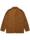 Linen Chore Jacket Orange SW22JK04YE - SOLEW - BALAAN 3