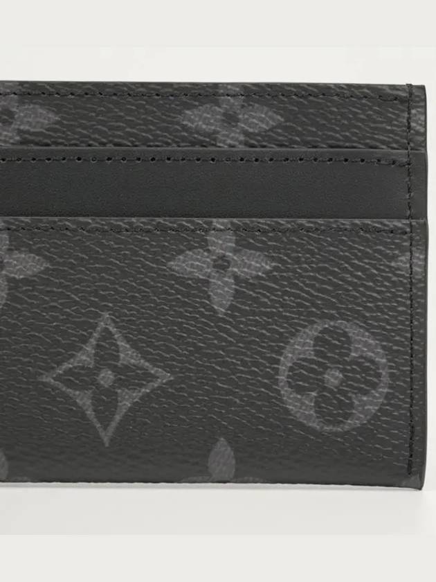 Louis Vuitton Double Card Holder Monogram Eclipse M62170 - HERMES - BALAAN 4