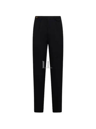 Pleated Detail Chino Straight Pants Black - BRUNELLO CUCINELLI - BALAAN 2