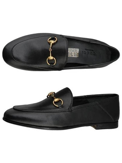 Leather Horsebit Loafers Black - GUCCI - BALAAN 2