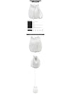 Pom Pom Double Jump Bucket Bag White - DRAGON DIFFUSION - BALAAN 3