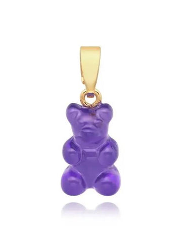 NOSTALGIA BEAR PLUM CLASSIC CONNECTOR WOMEN'S CHARM - CRYSTAL HAZE - BALAAN 1