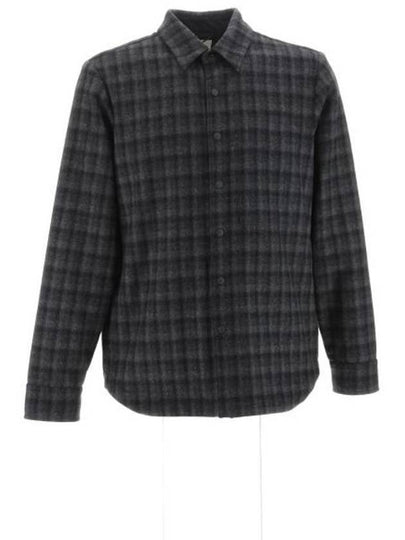 Check Long Sleeve Shirt Grey - ASPESI - BALAAN 2