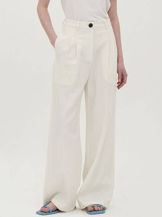 classic linen pants_off white - JUN BY JUN K - BALAAN 1