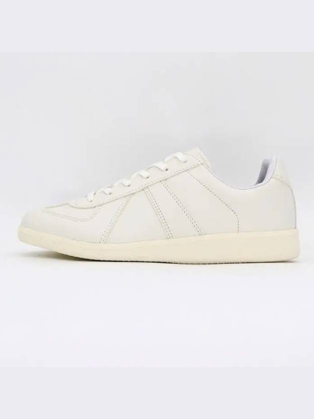 Artificial Leather German Army Low Top Sneakers All White - SUPENER - BALAAN 3