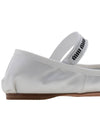 Satin Ballerinas White - MIU MIU - BALAAN 11