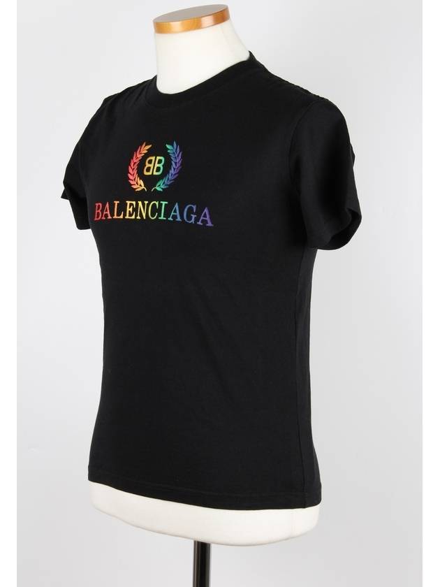 Rainbow Laurel Women s Short Sleeve - BALENCIAGA - BALAAN 2