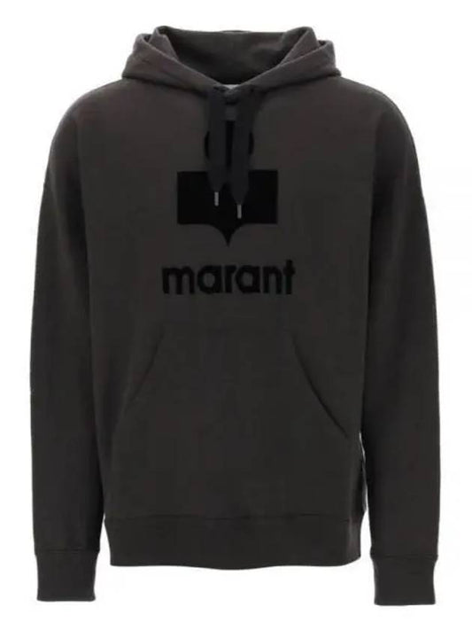 Miley Logo Hoodie Faded Black - ISABEL MARANT - BALAAN 2