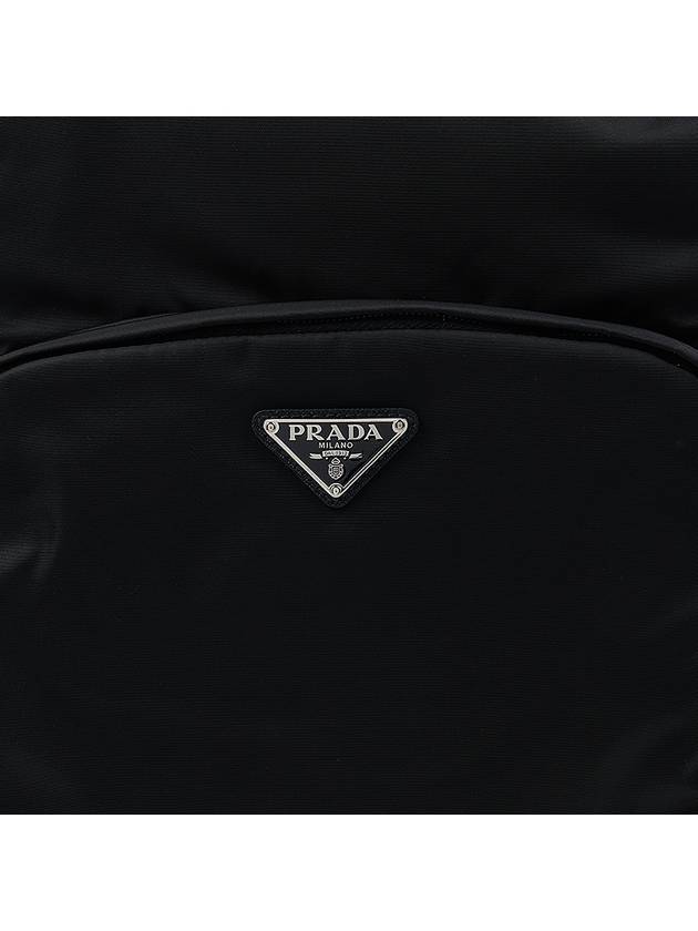 Triangle Logo Re-Nylon Backpack Black - PRADA - BALAAN 7