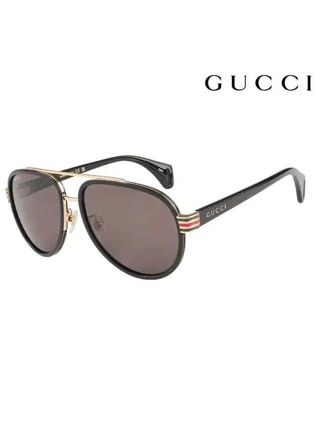 Eyewear Sunglasses Aviator Brown - GUCCI - BALAAN 3