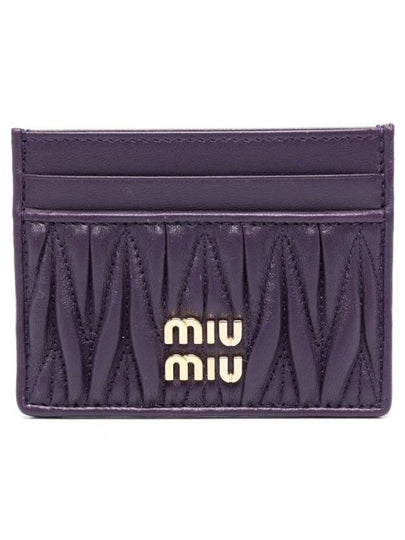 Materasse Card Wallet Viola - MIU MIU - BALAAN 2