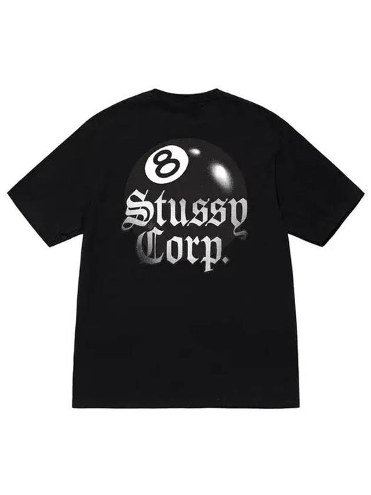 8 Ball Corporation TShirt Black - STUSSY - BALAAN 1