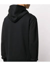 Small Heart Logo Hoodie Black - AMI - BALAAN 6