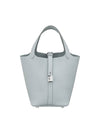 Picotin Lock 18 Tote Bag Bleu Pale - HERMES - BALAAN 1