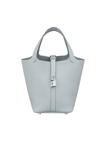 Picotin Lock 18 Tote Bag Bleu Pale - HERMES - BALAAN 1