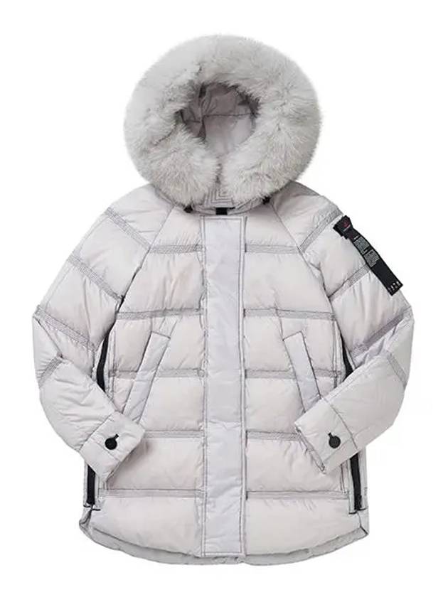 Padding PED3372 715 TAKAN MQ 02 FUR TAKAN Hooded Fur Women's Padding - PEUTEREY - BALAAN 1