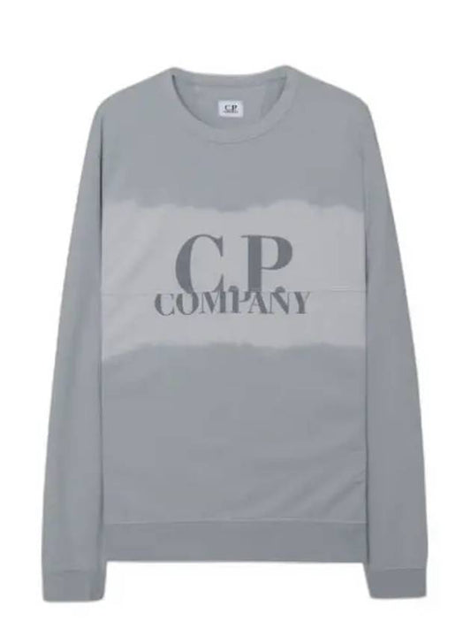 Tie Dye Logo Print Sweatshirt Griffin Gray - CP COMPANY - BALAAN 2