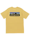 P 6 Logo Responsibili Short Sleeve T-Shirt Surfboard Yellow - PATAGONIA - BALAAN 1